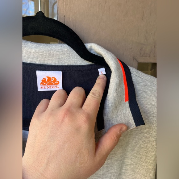 SUNDEK Brice Cotton Pique Polo - L - Picture 2 of 5